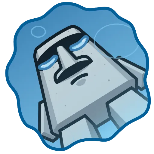 ⭐ Эмодзи «Истукан» для Telegram