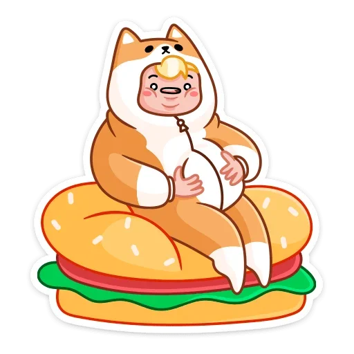 🍔 Стикер «Итан» для Telegram