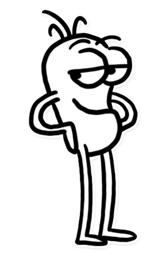😏 Стикер «Itchy Feet» для Telegram