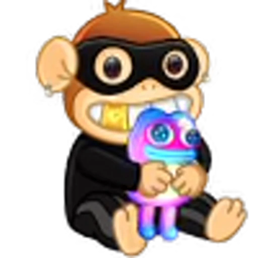 🧸 Эмодзи «Обезьяна» для Telegram