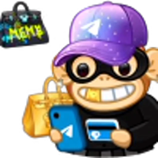 🛍 Эмодзи «Обезьяна» для Telegram