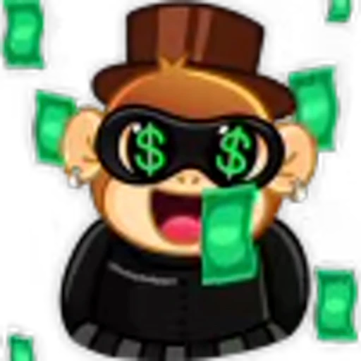 💸 Эмодзи «Обезьяна» для Telegram