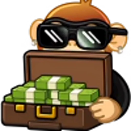 💰 Эмодзи «Обезьяна» для Telegram