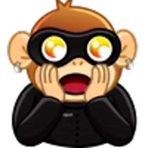 🤩 Эмодзи «Обезьяна» для Telegram