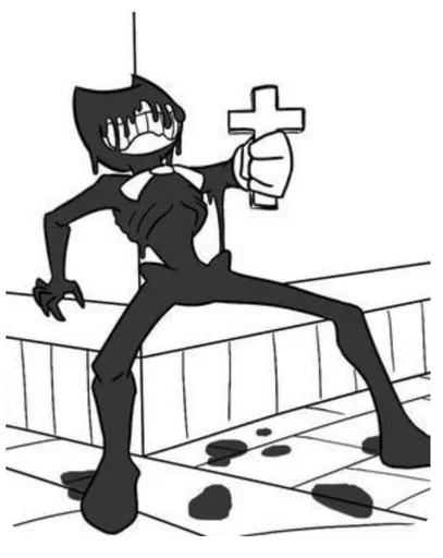 ✝ Стикер «Bendy And The Ink Machine» для Telegram
