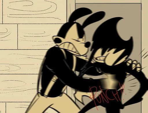 🤬 Стикер «Bendy And The Ink Machine» для Telegram