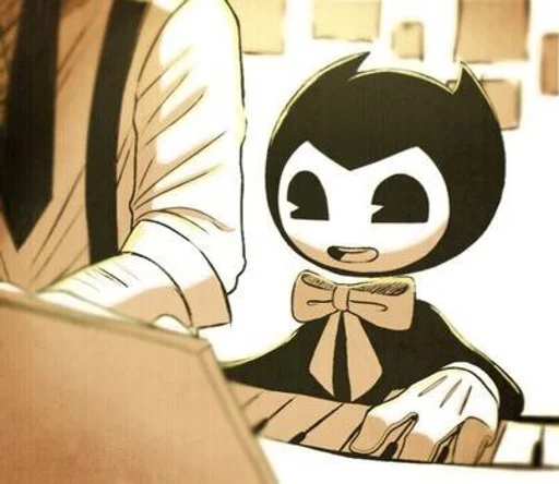 😄 Стикер «Bendy And The Ink Machine» для Telegram