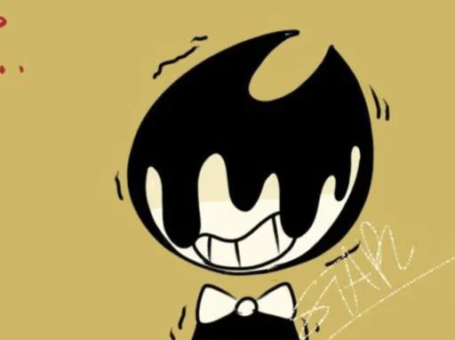 😠 Стикер «Bendy And The Ink Machine» для Telegram