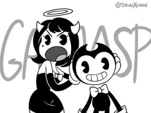 😲 Стикер «Bendy And The Ink Machine» для Telegram