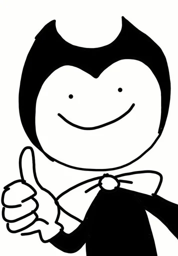 Стикерпак Bendy And The Ink Machine для Telegram