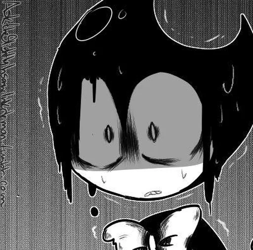 😨 Стикер «Bendy And The Ink Machine» для Telegram