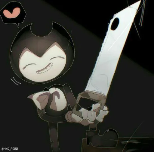 🪚 Стикер «Bendy And The Ink Machine» для Telegram