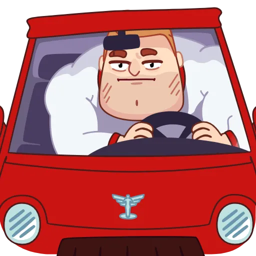 🚘 Стикер «Иван и Софья» для Telegram