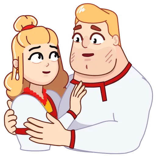 🤗 Стикер «Иван и Софья» для Telegram