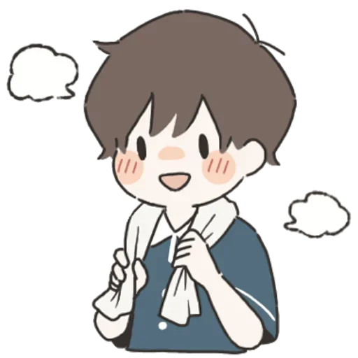 😌 Стикер «Я всегда рядом (кун)» для Telegram