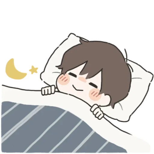 😴 Стикер «Я всегда рядом (кун)» для Telegram
