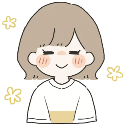 😊 Стикер «Я всегда рядом (тян)» для Telegram