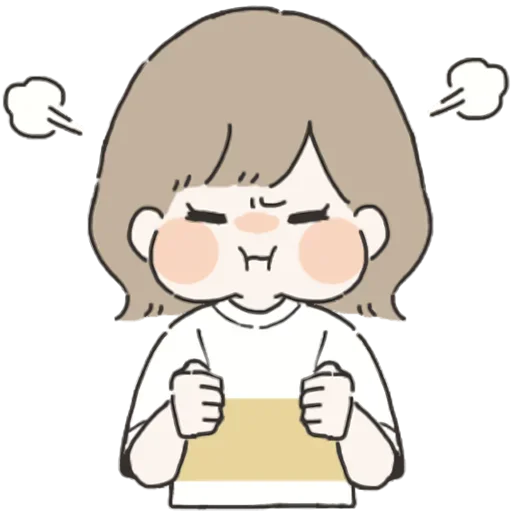 😤 Стикер «Я всегда рядом (тян)» для Telegram