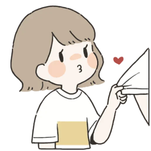 😘 Стикер «Я всегда рядом (тян)» для Telegram