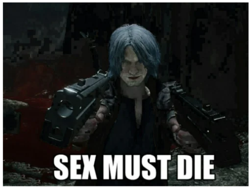 😡 Стикер «I WILL KILL SEX» для Telegram