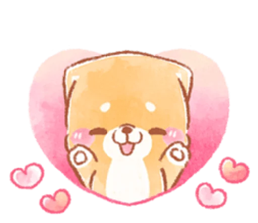 Стикерпак iyashibainu для Telegram — скачать