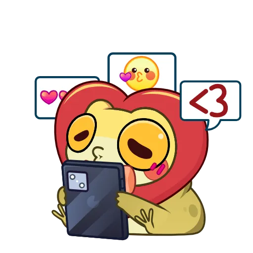 🤩 Стикер «Жаба Ивановна» для Telegram