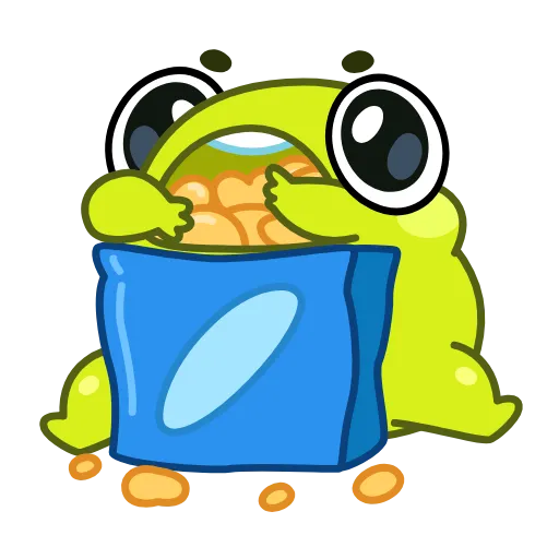 🍿 Эмодзи «Жабки» для Telegram