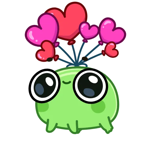 ❤️ Стикер «Жабки» для Telegram