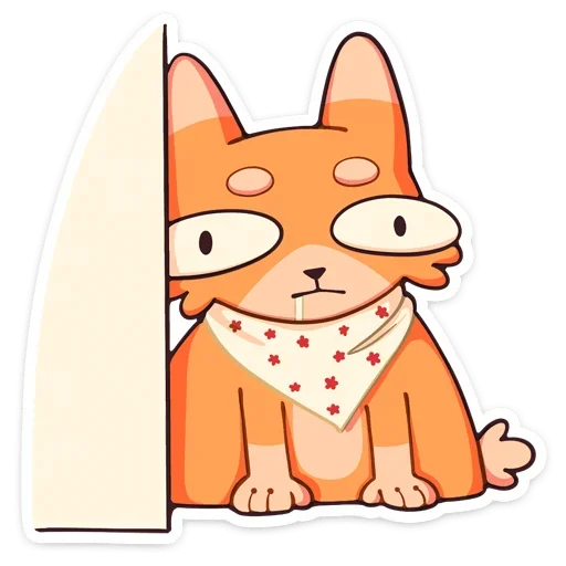 🙁 Стикер «Шакалёнок Джек 2 без надписей» для Telegram