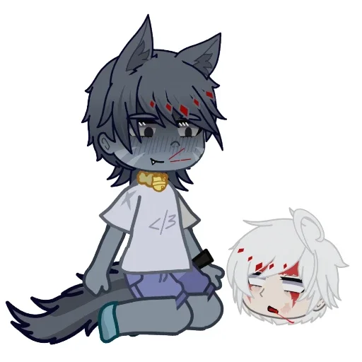 🚷 Стикер «Jack and Max» для Telegram