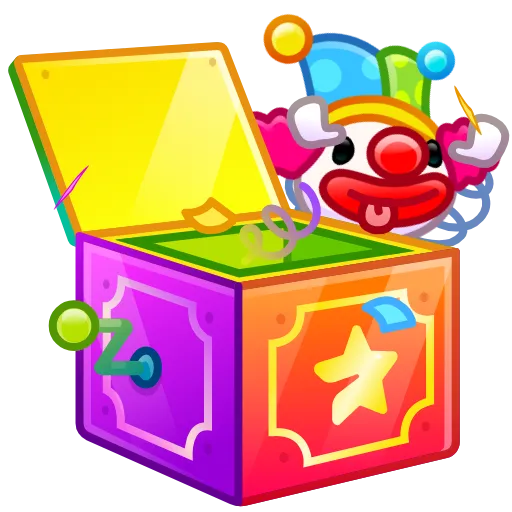 🤡 Стикер «Jack in the Box» для Telegram