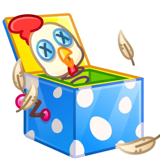 🤡 Стикер «Jack in the Box» для Telegram