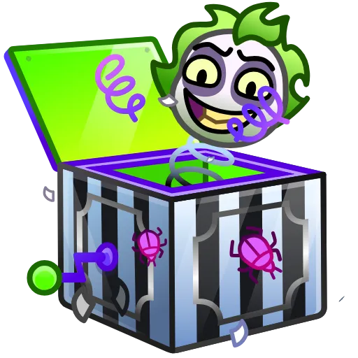 🤡 Стикер «Jack in the Box» для Telegram