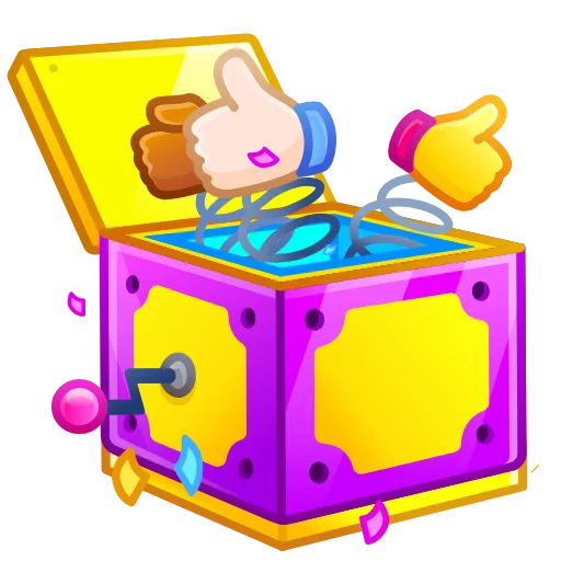 🤡 Стикер «Jack in the Box» для Telegram