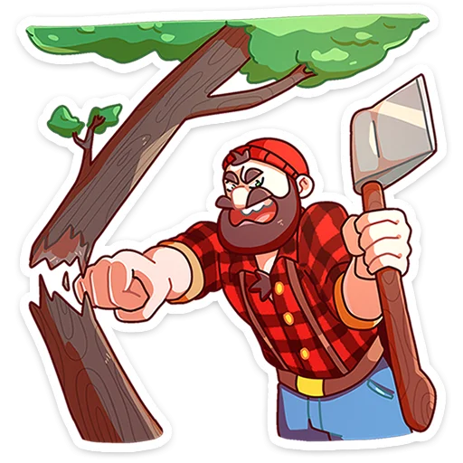 👊 Стикер «Джек Ламбер» для Telegram