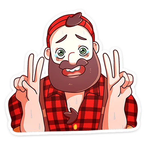 ✌️ Стикер «Джек Ламбер» для Telegram