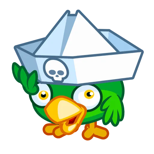 Стикерпак Jack the Parrot для Telegram — скачать