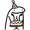🥳 Эмодзи «Flork #emoji» для Telegram