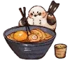 🐦‍⬛️ Эмодзи «‍⬛ Набор эмоджи с синичкой Тори из ВК» для Telegram