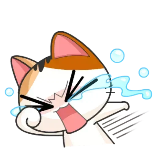 😭 Стикер «Японське Кошеня» для Telegram