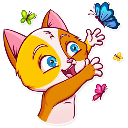 🦋 Стикер «Jaspurr» для Telegram