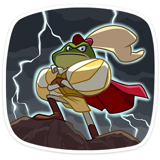 🐸 Стикер «Жан Луи» для Telegram