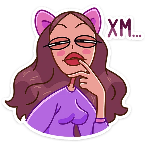 😑 Стикер «Жанна» для Telegram