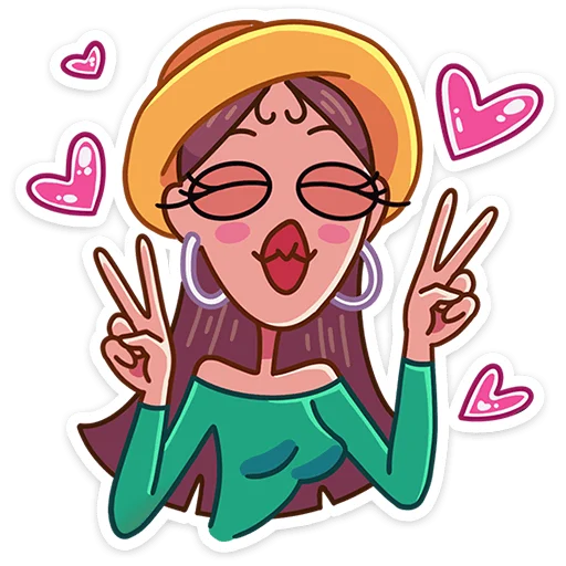 🥰 Стикер «Жанна» для Telegram