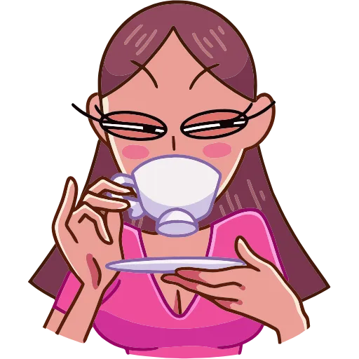 ☕ Эмодзи «Жанна» для Telegram