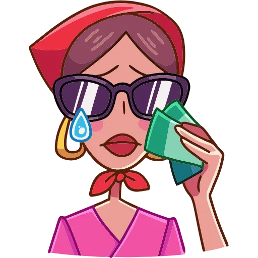 😎 Эмодзи «Жанна» для Telegram