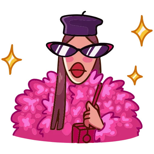 😎 Эмодзи «Жанна» для Telegram