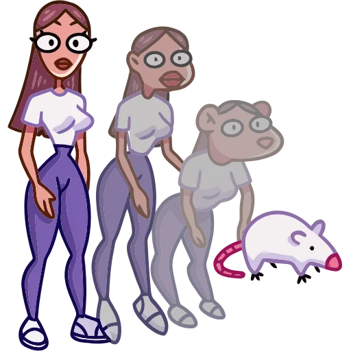 🐁 Эмодзи «Жанна» для Telegram