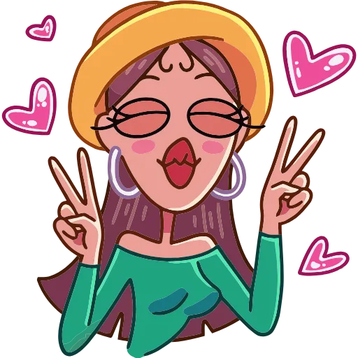 🥰 Эмодзи «Жанна» для Telegram