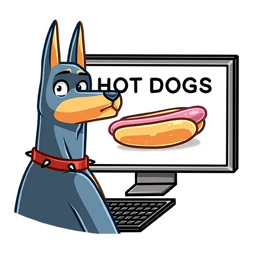 🌭 Стикер «Джеф» для Telegram